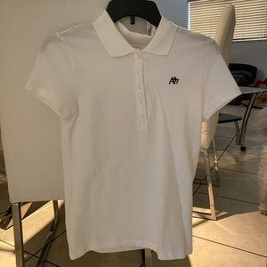 Aeropostale White Uniform Polo
